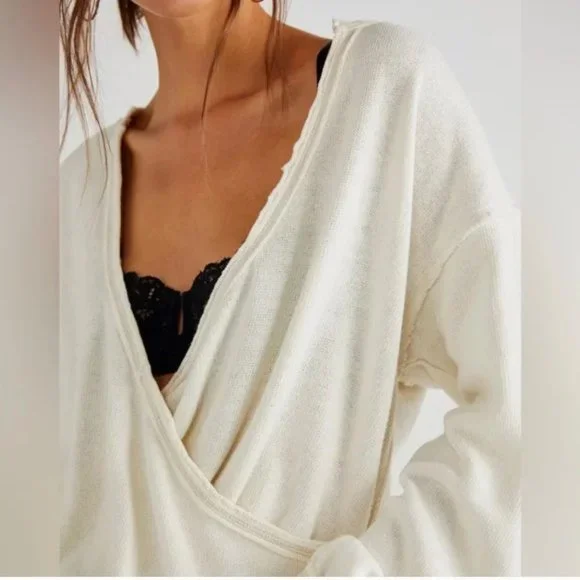 Free People Anyway Tee in Gardenia NWT - Picture 2 of 8